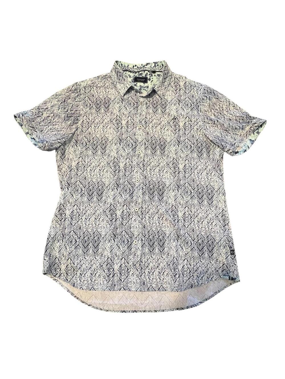 7 Diamonds Short Sleeved Button up